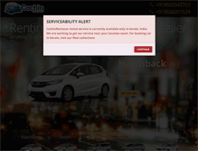 Tablet Screenshot of cochinrentacar.com